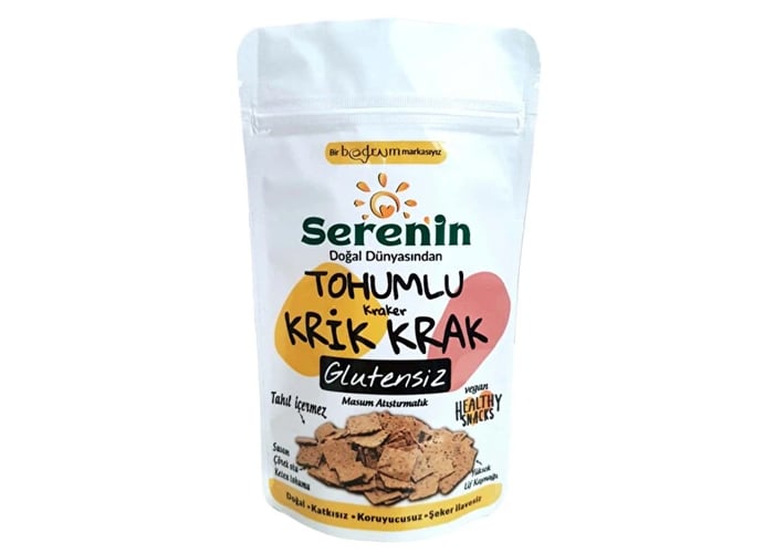 Tohumlu Krik Krak Kraker (Glutensiz, 80gr) - Serenin Doğal Dünyası