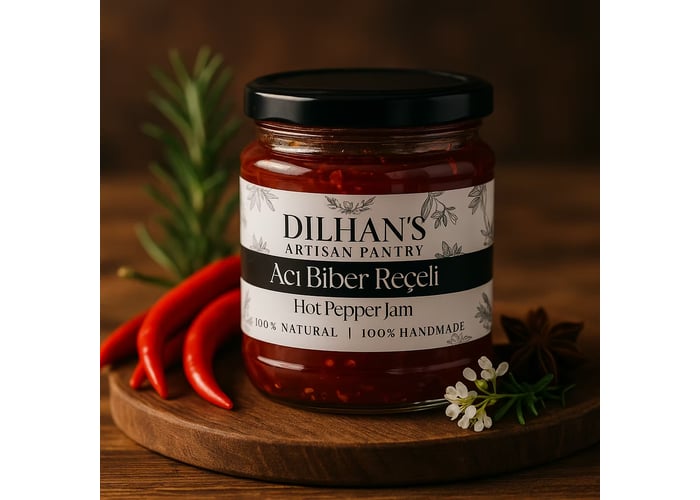 Acı Biber Reçeli (320gr) - Dilhan’s Artisan Pantry