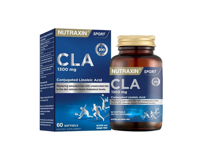 Nutraxin Sport Cla Yumuşak Jelatin (1300mg, 60 kapsül)