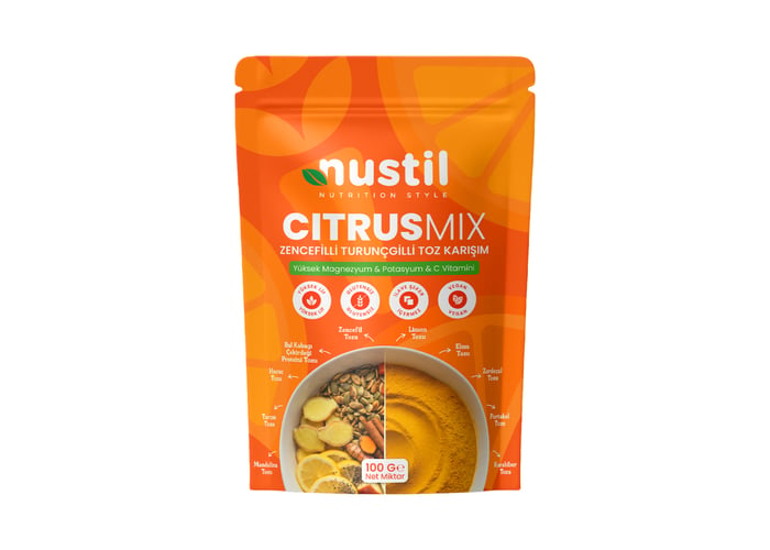 Citrus Mix Turunçgilli Toz Karışım (100gr) - Nustil