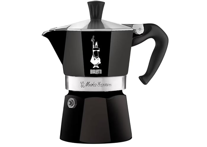 Moka Express Siyah Moka Pot (3 Cup) - Bialetti