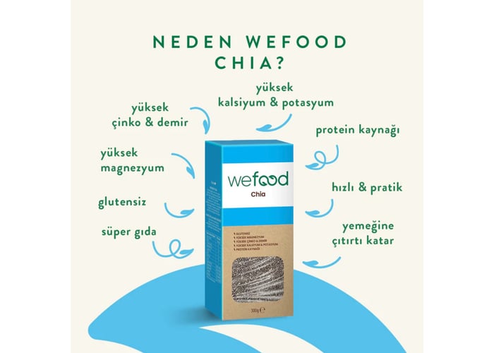 Siyah Chia (300gr) - Wefood