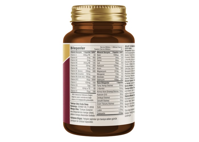 Vitamins Womens Multivitamin (30 kapsül) - Bigjoy
