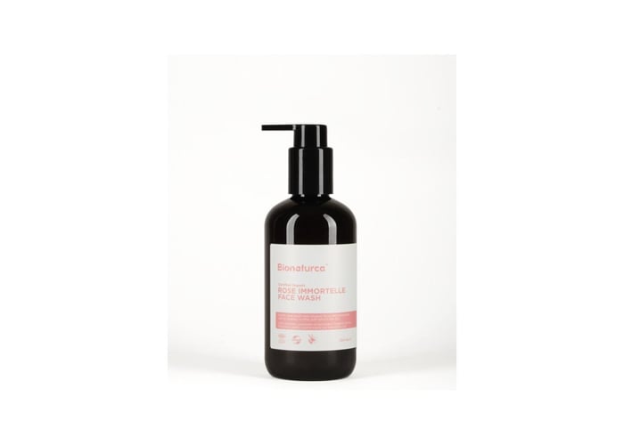 Organik Sertifikalı Gül & Ölmez Çiçek Canlandırıcı Yüz Temizleme Jeli (250ml) - Bionaturca