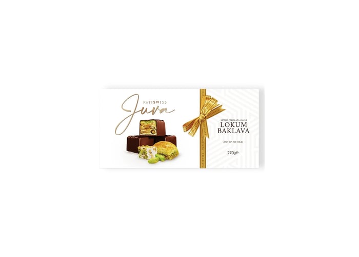 Sütlü Çikolatalı ve Antep Fıstıklı Lokum Baklava (270gr) - J.D. Gross