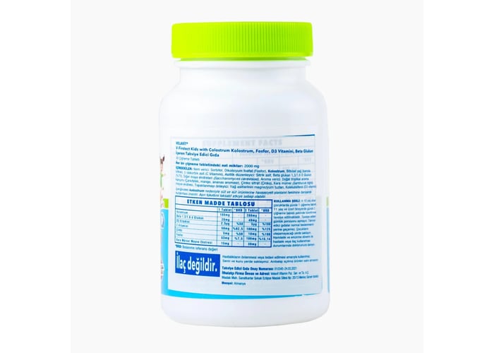 V-Firstect Kids with Colostrum Çiğneme Tableti (30 tablet) - Velavit