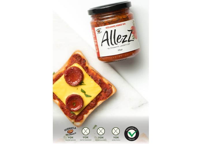Közlenmiş Kırmızı Sos (210gr) - Allezz