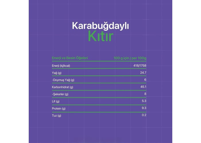 Karabuğdaylı Kıtır (50gr) - Kind Of Balanced