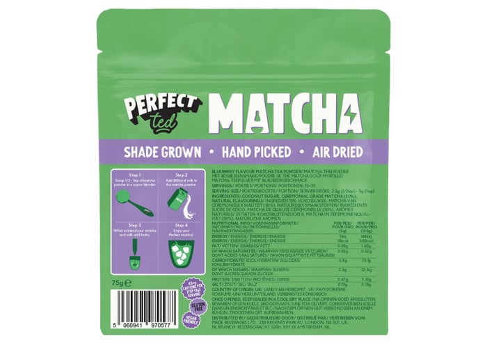 Blueberry Matcha (75gr) - Perfectted