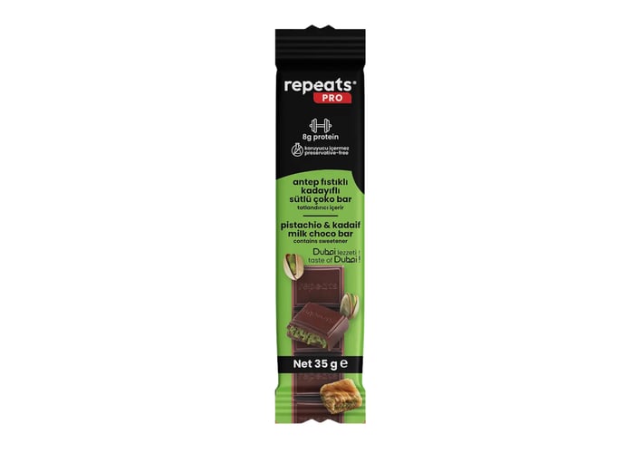 Yüksek Proteinli Dubai Çoko Bar (35gr) - Repeats