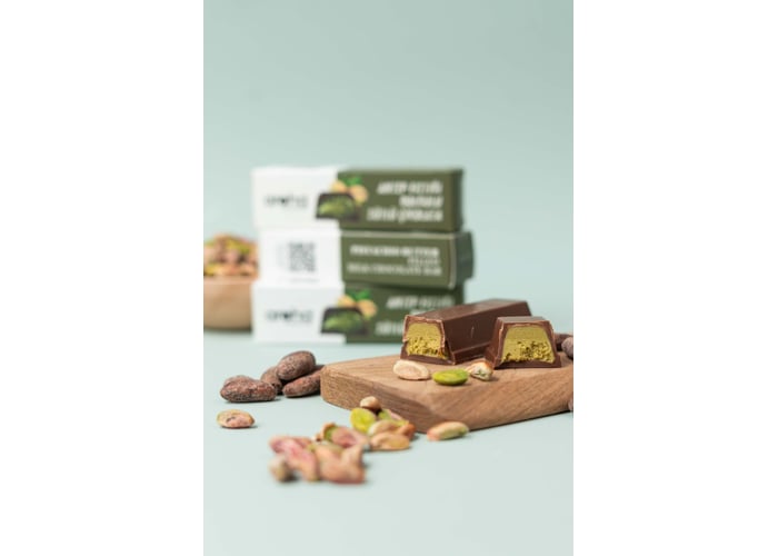 Antep Fıstığı Dolgulu Sütlü Çikolata (38gr) - Aroha