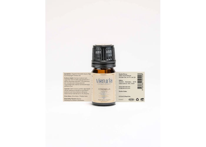 Organik Citronella Uçucu Yağı (5ml) - Vienurla