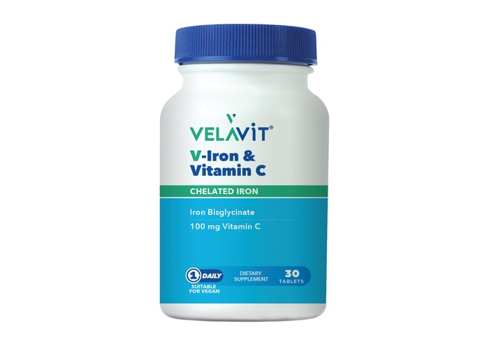 V - Iron & Vitamin C (30 tablet) - Velavit