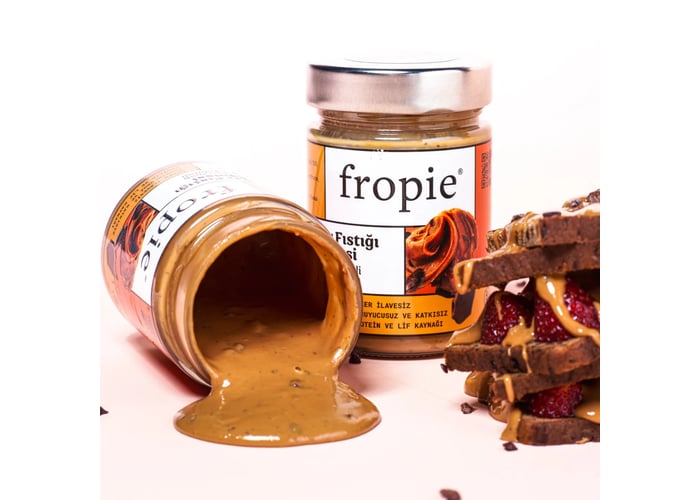 Kakao Nibli ve Çikolatalı Yer Fıstığı Ezmesi (315gr) - Fropie