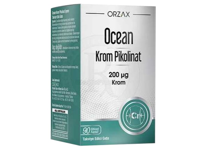 Ocean Krom Pikolinat (90 bitkisel kapsül) - Orzax