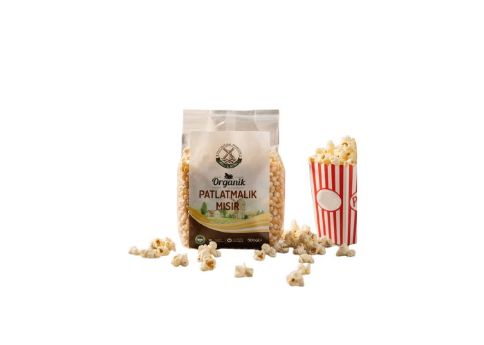 Organik Patlatmalık Mısır (Cin Mısır, 500gr) - Mill & More