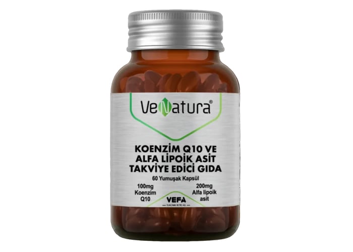 Koenzim Q10 ve Alfa Lipoik Asit Takviye Edici Gıda (60 kapsül) - Venatura