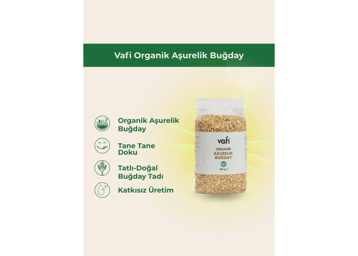 Organik Aşurelik Buğday (500gr) - Memleket Gurmesi