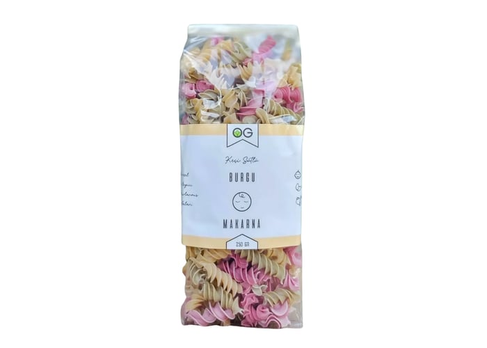Keçi Sütlü Sebzeli Burgu Makarna (250gr) - Og Natural