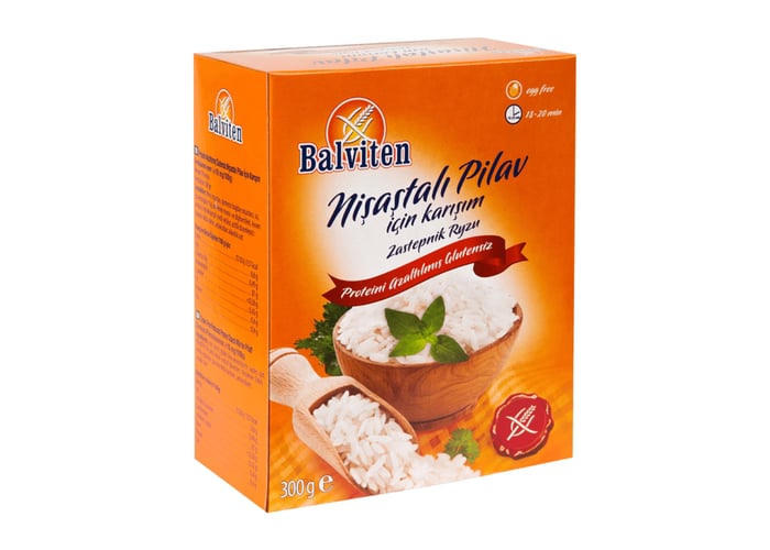 Proteini Azaltılmış Glutensiz Pirinç İkamesi (300gr) - Balviten