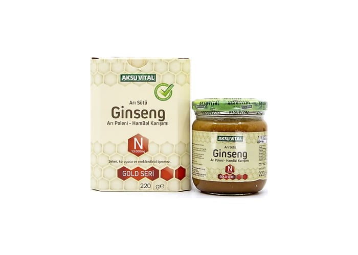 Ginseng Arı Sütü Hambal Karışımı (220gr) - Aksu Vital