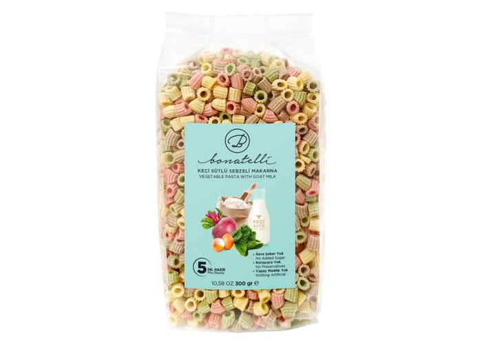 Keçi Sütlü Sebzeli Makarna (300gr) - Bonatelli