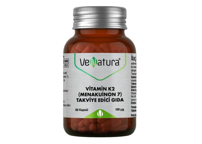 Vitamin K2 (Menakuinon 7) Takviye Edici Gıda (60 kapsül) - Venatura