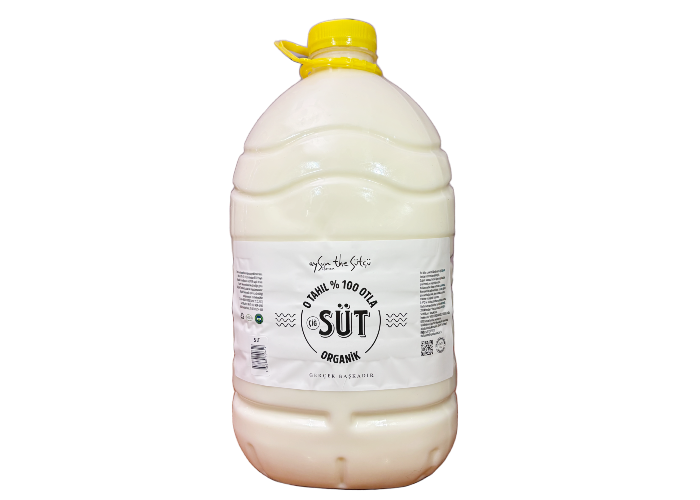 Organik Sertifikalı Çiğ Süt  (5lt) - aysun the sütçü