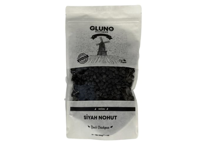 Glutensiz Siyah Nohut (500gr) - Gluno Glutensiz
