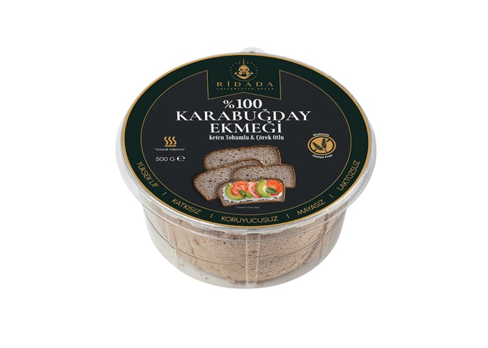 Karabuğday Ekmeği (Glutensiz, 500gr) - Ridada