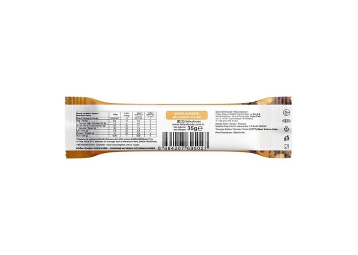 Yer Fıstığı ve Kakaolu Meyve Bar (35gr) - Fellas