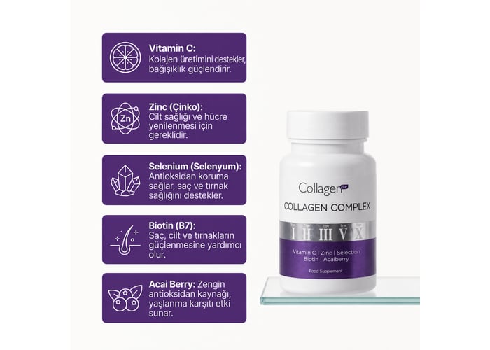 5 Tip Kolajen Complex (90 tablet) - Collagen Forte