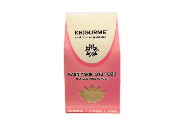 Psyllium Karnıyarık Otu Tozu (Glutensiz, 200gr) - KB Gurme