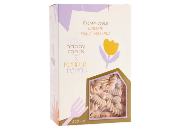 Organik İrmik Makarnası Burgu (200gr) - Happy Roots