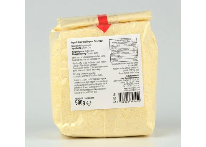 Organik Mısır Unu (500gr) - Essen Organik