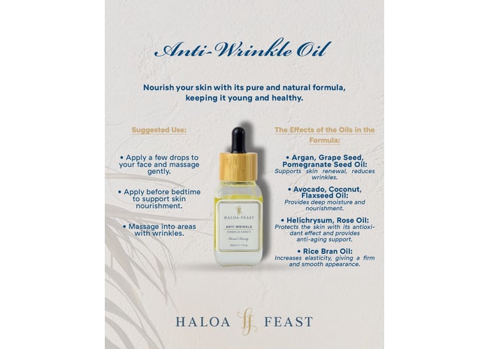 Kırışıklık Karşıtı Yağ (30ml) - HALOA FEAST