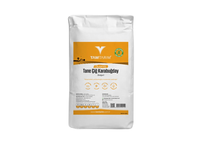 Glutensiz Çiğ Karabuğday Tane (5kg) - Tam Tarım