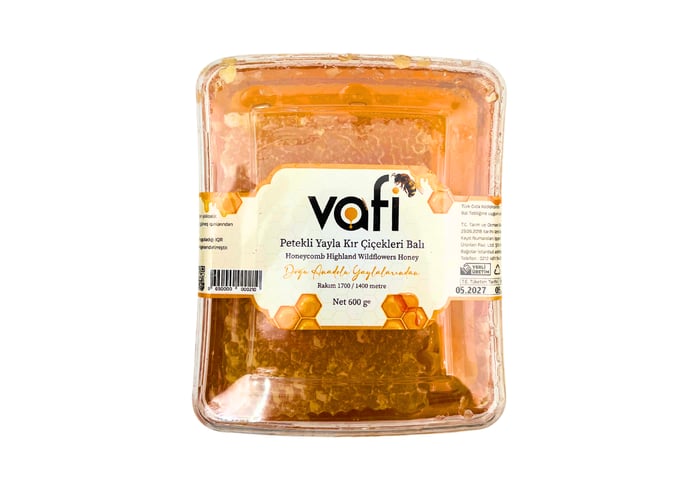 Petekli Yayla Kır Çiçekleri Balı (600gr) - Memleket Gurmesi