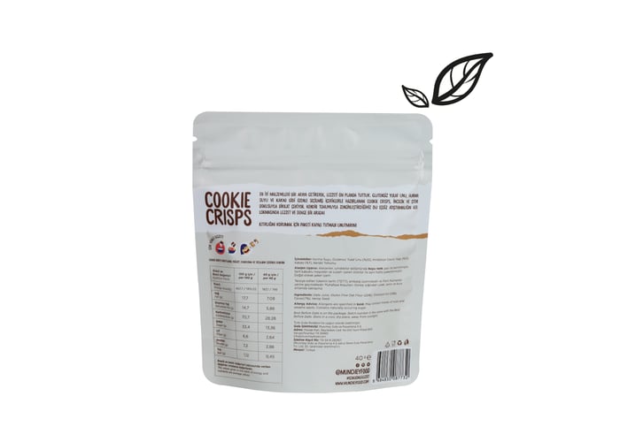 Cookie Crisps Kakao (12 adet x 40gr) - Munchey Food