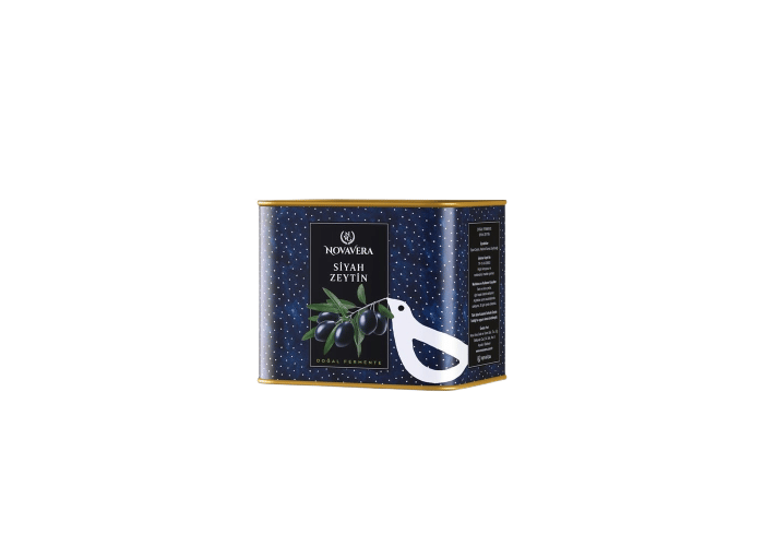 Gemlik Natürel Fermente Siyah Zeytin (XL, 1kg) - Novavera
