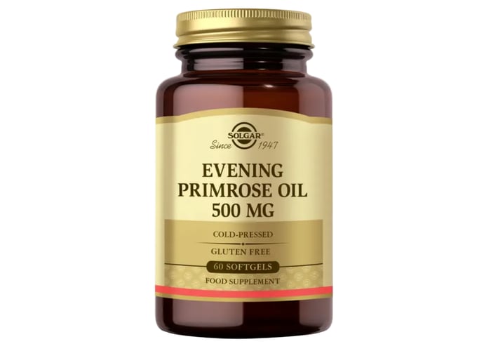 Evening Primrose Oil (500mg, 60 kapsül) - Solgar
