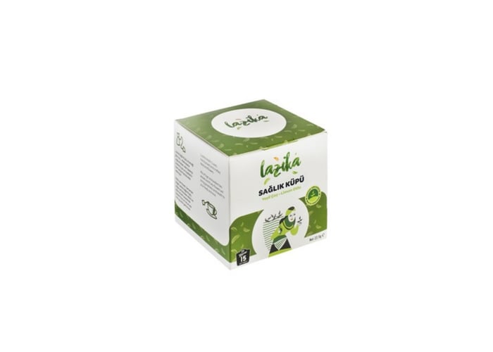 Sağlık Küpü, Yeşil Çay ve Limon Otu (37.5gr) - Lazika