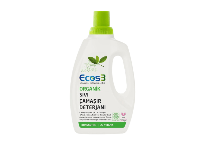 Organik Çamaşır Deterjanı (750ml, 22 Yıkama) - Ecos3