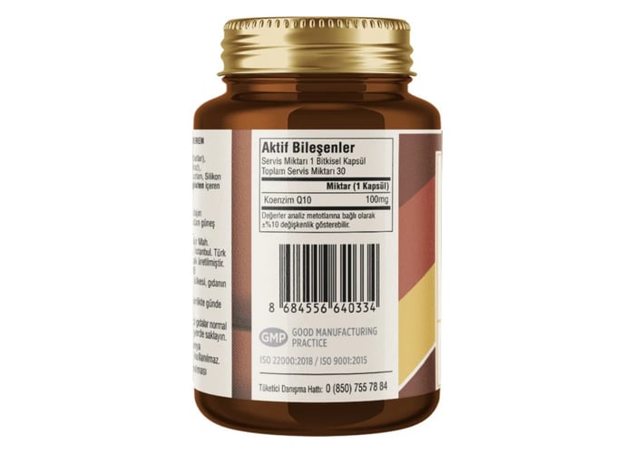 Vitamins Coenzyme Q10 (30 kapsül) - Bigjoy