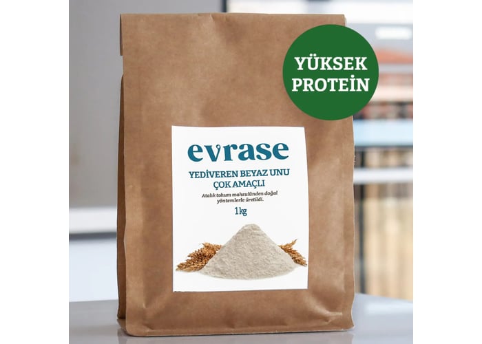 Atalık Yediveren Beyaz Unu (Çok amaçlı, 1kg) - Evrase
