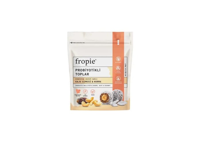 Kaju Ezmesi ve Hurma Probiyotik Topları (80gr) - Fropie