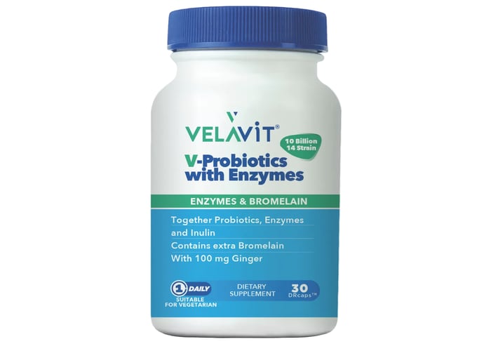 V-Probiotics with Enzymes DRcaps (30 kapsül) - Velavit