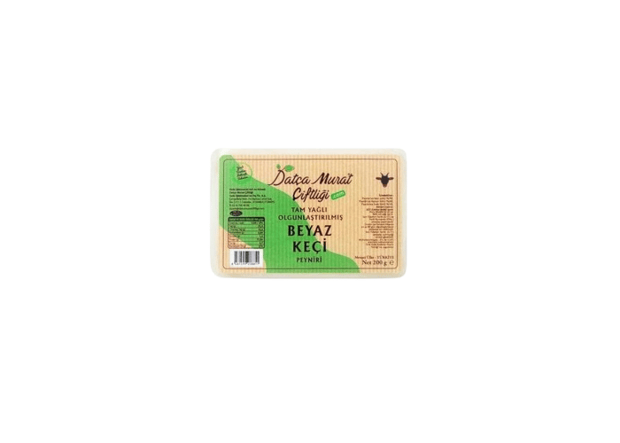 Tam Yağlı Beyaz Keçi Peyniri (200gr) - Datça Murat Çiftliği