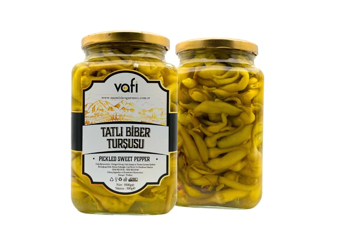 Tatlı Biber Turşusu (1000cc / 500gr) - Memleket Gurmesi