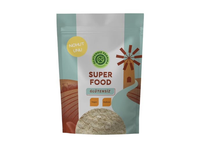 Kepekli Çiğ Nohut Unu (1kg) - Glutensiz Fabrika